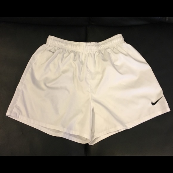 Nike womens Dri-Fit white shorts size M